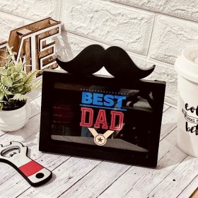 Portarretratos De Bigote - Estilo: Día del Padre Portarretratos De Bigote - Estilo: Día del Padre