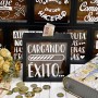 Alcancía con Frase Personalizable - 15 x 15 x 4.5 cm