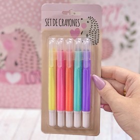 Set De Crayones - Estilo: Erizo