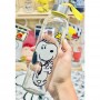 Botella De Vidrio Decorada - Estilo: Snoopy