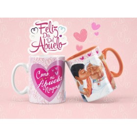 Taza Sublimada - Estilo: Feliz Día Del Abuelo Taza Sublimada - Estilo: Feliz Día Del Abuelo