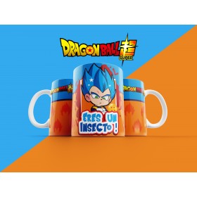 Taza Sublimada - Estilo: Dragon Ball Frases Taza Sublimada - Estilo: Dragon Ball Frases