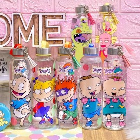 Botella De Vidrio Decorada - Estilo: Rugrats Botella De Vidrio Decorada - Estilo: Rugrats