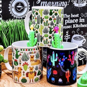 Taza Sublimada - Estilo: Cactus Foto de Taza Sublimada - Estilo: Cactus