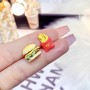 Foto de Aretes De Pasta Flexible Hechos A Mano - Estilo: Papas y Hamburguesa