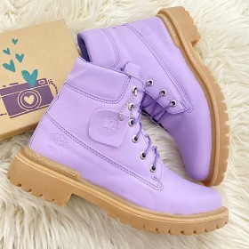Bota Nacional Morada Bota Nacional - Estilo: Timberland