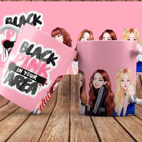 Taza Sublimada - Estilo: Black Pink Foto de Taza Sublimada - Estilo: Black Pink