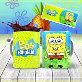 Taza Sublimada - Estilo: Bob Esponja Clasic Taza Sublimada - Estilo: Bob Esponja Clasic