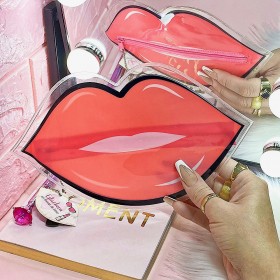 Lapicera Plana Plástica - Estilo: Labios