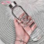 Botella De Vidrio Decorada - Estilo: Chanel