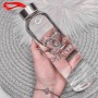 Botella De Vidrio Decorada - Estilo: Chanel