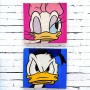 Cuadro Artesanal Decorativo - Estilo: Daisy y Donald