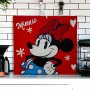 Cuadro Artesanal Decorativo - Estilo: Minnie y Mickey Mouse