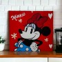 Cuadro Artesanal Decorativo - Estilo: Minnie y Mickey Mouse