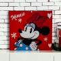 Cuadro Artesanal Decorativo - Estilo: Minnie y Mickey Mouse