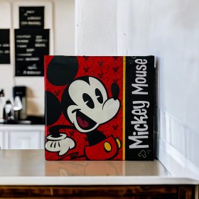 Cuadro Artesanal Decorativo - Estilo: Minnie y Mickey Mouse Foto de Cuadro Artesanal Decorativo - Estilo: Minnie y Mickey Mouse