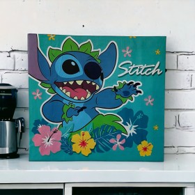 Cuadro Artesanal Decorativo - Estilo: Stitch Foto de Cuadro Artesanal Decorativo - Estilo: Stitch