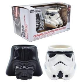 Juego de 2 Mini Tazas para Café - Estilo: Star Wars Foto de Juego de 2 Mini Tazas para Café - Estilo: Star Wars