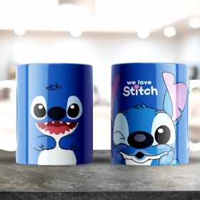 Taza Sublimada - Estilo: Angel y Stitch
