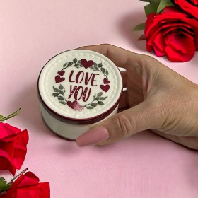 Pequeño Alhajero de Cerámica - Estilo: San Valentín