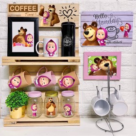Estación de Café - Estilo: Masha y el Oso Foto de Estación de Café - Estilo: Masha y el Oso
