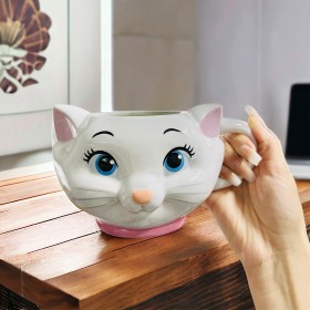 Taza 3d Cerámica 591ml - Estilo: Marie Aristogatos