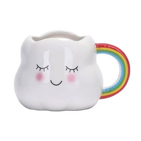 Taza 3d Cerámica 480 ml - Estilo: Nube Arcoiris Taza 3d Cerámica 480 ml - Estilo: Nube Arcoiris