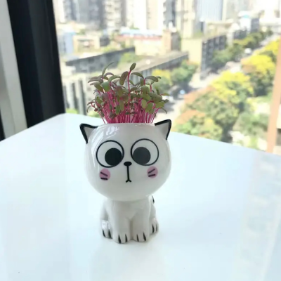 Mini Maceta Estilo: Gatito Bebé