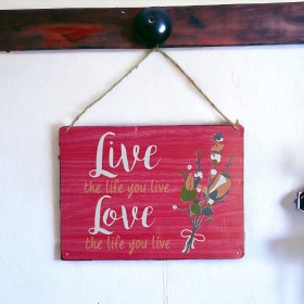 Placa Decorativa - Estilo: Coffee Live Love Foto de Placa Decorativa - Estilo: Coffee Live Love