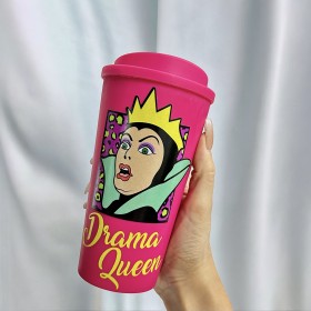 Vaso Para Café Decorado - Estilo: Drama Queen Foto de Vaso Para Café Decorado - Estilo: Drama Queen