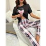 Pijama Conjunto de 2 Piezas Adulto - Estilo: Corazón