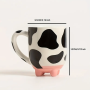 Taza 3d Cerámica 500ml - Estilo: Vaca