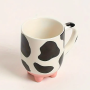 Taza 3d Cerámica 500ml - Estilo: Vaca