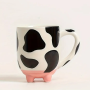 Taza 3d Cerámica 500ml - Estilo: Vaca