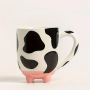 Taza 3d Cerámica 500ml - Estilo: Vaca