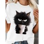 Playera Importada - Estilo: Angry Cat