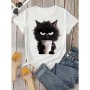 Playera Importada - Estilo: Angry Cat