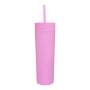 Vaso Con Popote 473 ml