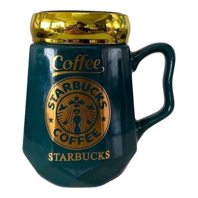 Taza con Tapa 420ml - Estilo: Starbucks