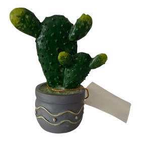 Mini Maceta Artificial Decorativa - Estilo: Nopal Foto de Mini Maceta Artificial Decorativa - Estilo: Nopal