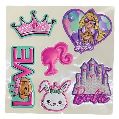 Stickers 3D - Estilo: Barbie