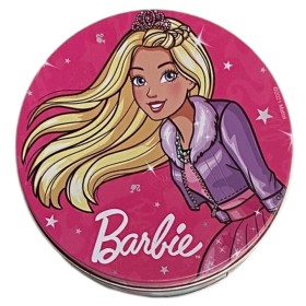 Lata Metálica Circular - Estilo: Barbie Foto de Lata Metálica Circular - Estilo: Barbie