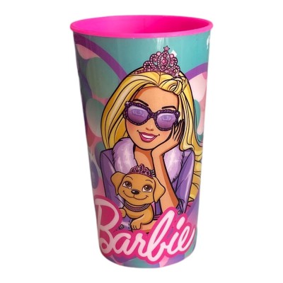 Foto de Vaso De Plástico 400 ml - Estilo: Barbie