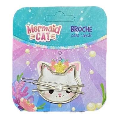 Foto de Broche Para Cabello - Estilo: Mermaid Cat