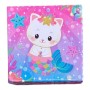 Caja De Cartón Decorativa - Estilo: Mermaid Cat