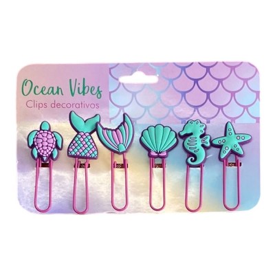 Clips Decorativos - Estilo: Mermaid Cat