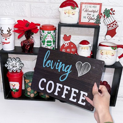 Estación de Café Personalizada - Estilo: Navidad