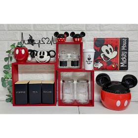 Estación de Café Rústica “Mickey Mouse” con Mueble de Madera Incluido | ¡Envío Gratis! Foto de Estación de Café Rústica “Mickey Mouse” con Mueble de Madera Incluido | ¡Envío Gratis!