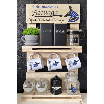 Estación de Café - Estilo: Funeraria Personalizada