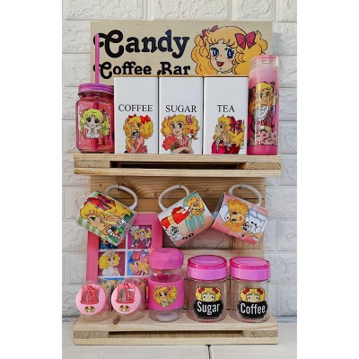 Estación de Café Rústica “Candy Candy” con Mueble de Madera Incluido | ¡Envío Gratis!